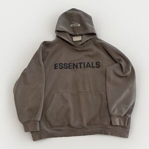 Essentials Fear Of God Men's‎ Taupe Hoodie Gray Sweatpants Set Medium Lounge